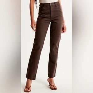 Abercrombie and Fitch 90’s Straight Ultra High Rise Curve Love